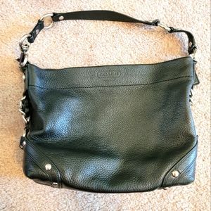 Black Leather COACH purse 👛